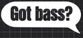 GOT BASS?